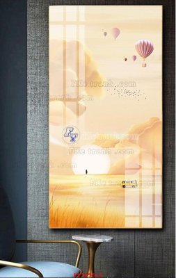 Tải file File tranh hiện đại pha lê gương FT105511 (PSD) cho in tranh 3D