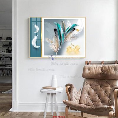 Tải file tranh gốc File tranh hiện đại pha lê gương FT105531 chất lượng cao