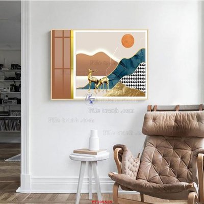 File ảnh File tranh hiện đại pha lê gương FT105569 (gốc) in standee