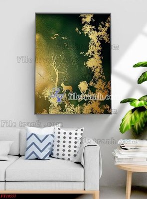 File ảnh File tranh bộ hiện đại FT505557 (gốc) in biển hiệu