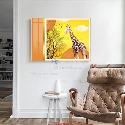 File gốc File tranh hiện đại pha lê gương FT105588 (trang trí) phòng trẻ em