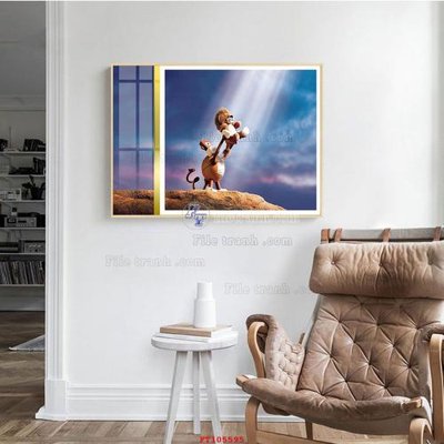 File tranh gốc PSD File tranh hiện đại pha lê gương FT105595 còn nguyên layer