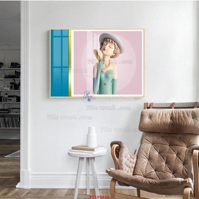 File tranh ảnh gốc File tranh hiện đại pha lê gương FT105616 dùng cho in khổ lớn