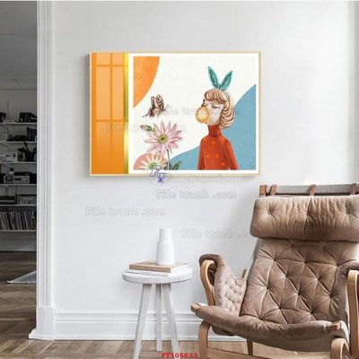 Download file gốc File tranh hiện đại pha lê gương FT105623 (in mica) 3D