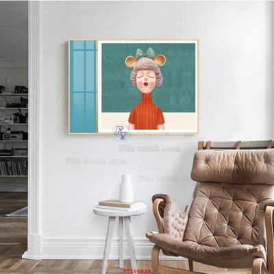 File in lụa File tranh hiện đại pha lê gương FT105628 (chất lượng cao) File tranh hiện đại pha lê gương FT105628