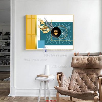 Download file ảnh gốc File tranh hiện đại pha lê gương FT105676 để in ấn