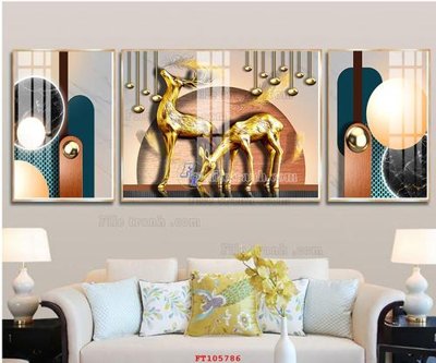 File ảnh File tranh hiện đại pha lê gương FT105786 (gốc) trang trí khách sạn