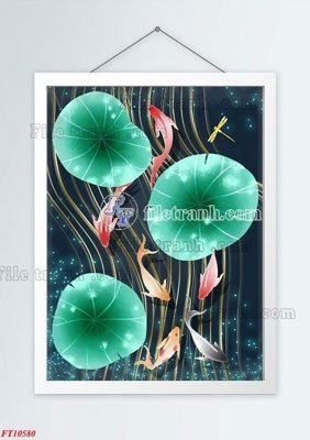 File tranh File tranh bộ hiện đại FT712580 (bản gốc) treo phòng ăn