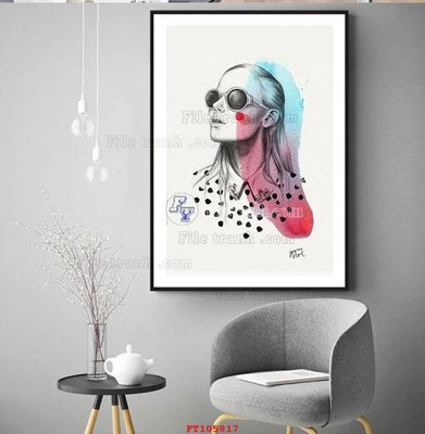 Tải file File tranh hiện đại pha lê gương FT105817 (gốc) in ấn ngay lập tức