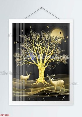 File gốc File tranh bộ hiện đại FT793589 (phong cách) tối giản