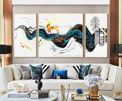 File tranh gốc File tranh hiện đại pha lê gương FT106 (sắc nét từng chi tiết)