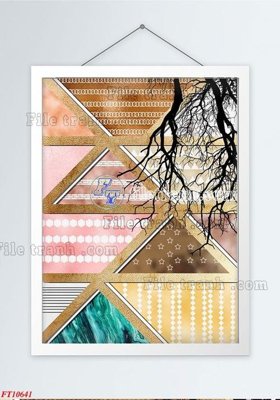 Tải về hình ảnh gốc File tranh bộ hiện đại FT1261641 sắc nét