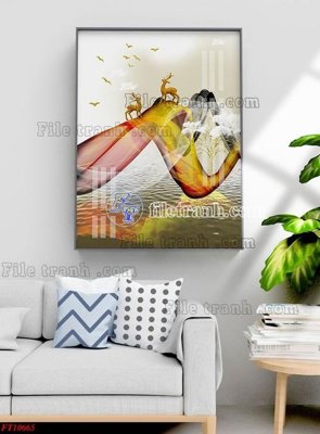 File gốc File tranh bộ hiện đại FT1477665 (AI/EPS) cho in ấn