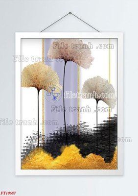 File gốc File tranh bộ hiện đại FT1675687 (chuẩn CMYK) cho nhà in