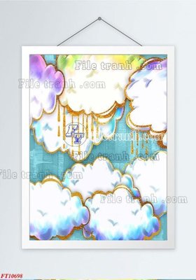 File gốc in ấn File tranh bộ hiện đại FT1774698 độ phân giải cao