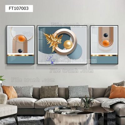 File gốc File tranh hiện đại pha lê gương FT107003 (PNG) chất lượng cao