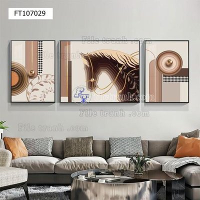 File PSD File tranh hiện đại pha lê gương FT107029 (gốc) cho in quảng cáo