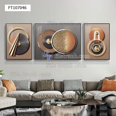 File PSD File tranh hiện đại pha lê gương FT107046 (gốc) tách lớp chi tiết