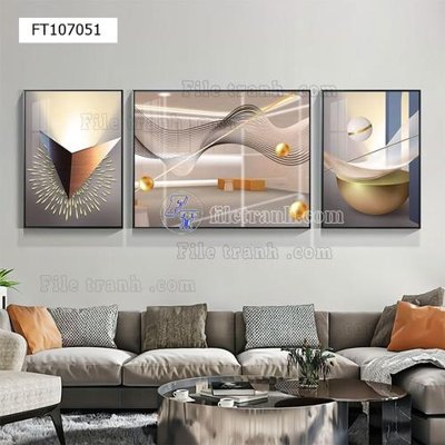Tải file File tranh hiện đại pha lê gương FT107051 (gốc) in nhanh