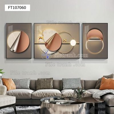 File tranh File tranh hiện đại pha lê gương FT107060 (file gốc) chuẩn màu in
