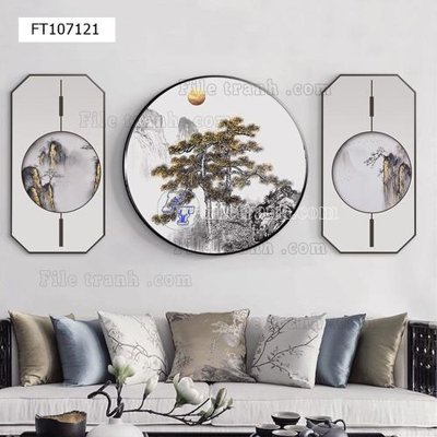 File PSD File tranh hiện đại pha lê gương FT107121 (bản gốc) chất lượng nhất