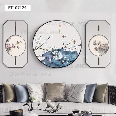 File ảnh File tranh hiện đại pha lê gương FT107124 (gốc) in biển hiệu