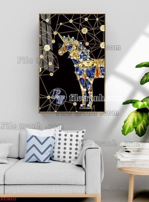 File gốc File tranh bộ hiện đại FT1927715 (trang trí) cho phòng khách