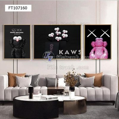 File gốc in tráng gương File tranh hiện đại pha lê gương FT107160 chi tiết