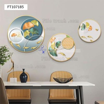 File tranh trang trí File tranh hiện đại pha lê gương FT107185 (tải file gốc)