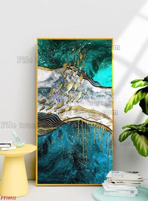 File tranh File tranh bộ hiện đại FT1990722 (gốc) chủ đề thành phố