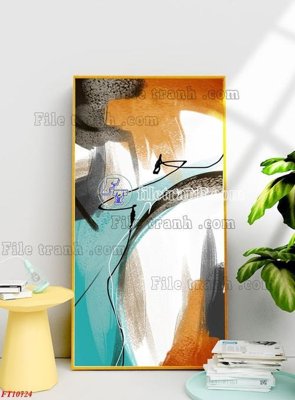 File in trần File tranh bộ hiện đại FT2008724 (file gốc) xuyên sáng