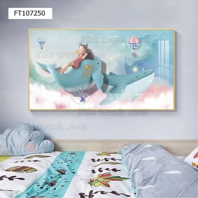 Chi tiết file gốc File tranh hiện đại pha lê gương FT107250 (cho in tráng gương)