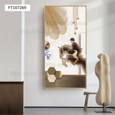 Hình ảnh gốc File tranh hiện đại pha lê gương FT107269 (để in khổ lớn)