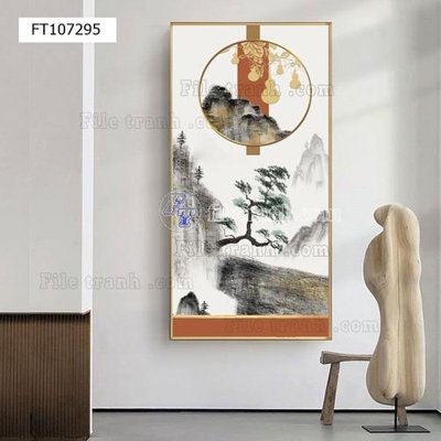 Hình ảnh gốc File tranh hiện đại pha lê gương FT107295 (để in khổ lớn)