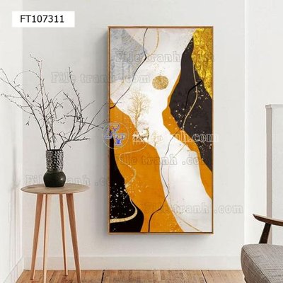 File gốc in ấn File tranh hiện đại pha lê gương FT107311 chuẩn màu CMYK