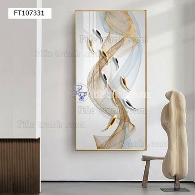 File tranh in trần File tranh hiện đại pha lê gương FT107331 (ảnh gốc siêu nét)