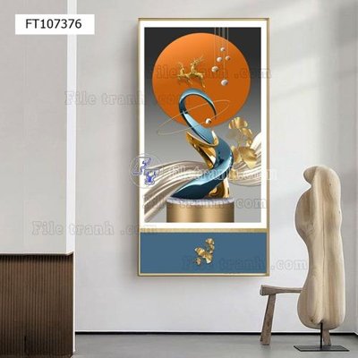 Download file File tranh hiện đại pha lê gương FT107376 (chuẩn in) File tranh hiện đại pha lê gương FT107376