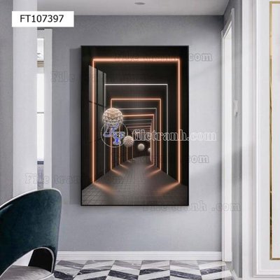 File gốc File tranh hiện đại pha lê gương FT107397 (PSD/TIFF) độ phân giải cao