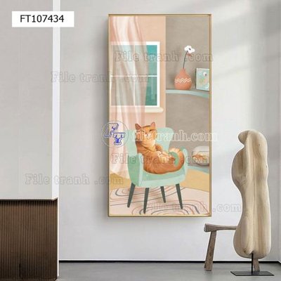 Tải file File tranh hiện đại pha lê gương FT107434 (gốc) làm file thiết kế