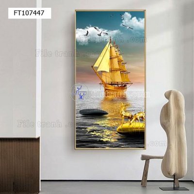 Download file File tranh hiện đại pha lê gương FT107447 (chuẩn in) File tranh hiện đại pha lê gương FT107447