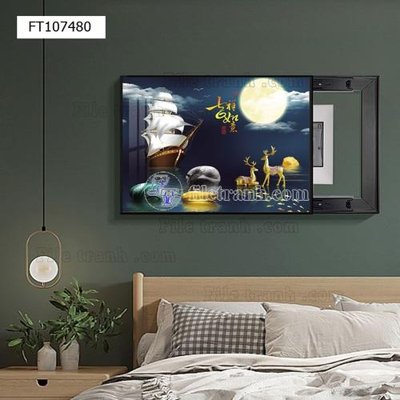 Tải file File tranh hiện đại pha lê gương FT107480 (gốc) làm file thiết kế