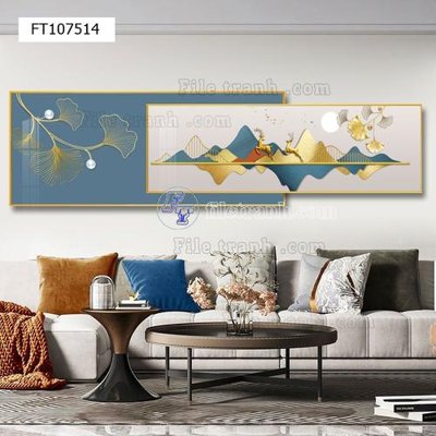 File gốc File tranh hiện đại pha lê gương FT107514 (phong cách) cổ điển