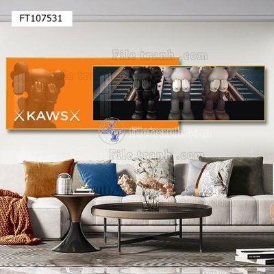 File in ấn File tranh hiện đại pha lê gương FT107531 (bản gốc) chất lượng cao