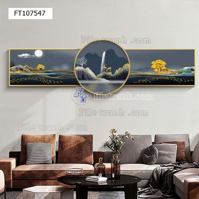 File gốc File tranh hiện đại pha lê gương FT107547 (chuẩn màu) cho in offset