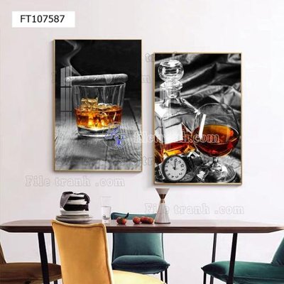 File tranh in trần 3D File tranh hiện đại pha lê gương FT107587 (ảnh gốc)