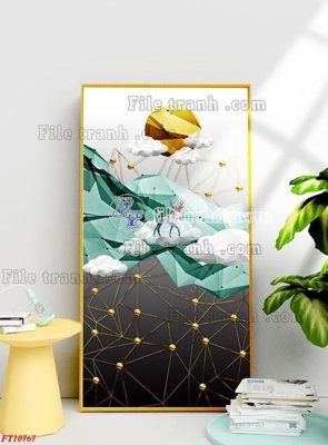 Tải file gốc File tranh bộ hiện đại FT2395767 (để in lụa)