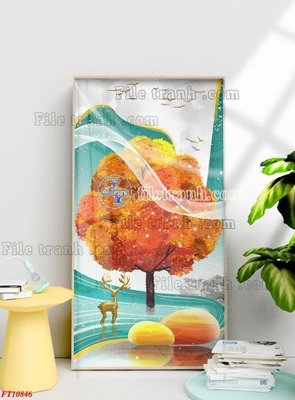 Tải file gốc File tranh bộ hiện đại FT3106846 (bản PSD) còn layer