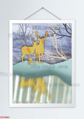 File gốc File tranh bộ hiện đại FT3430882 (bản quyền) cho in ấn