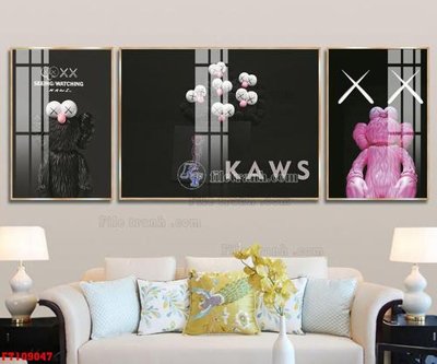 File in trần File tranh hiện đại pha lê gương FT109047 (bản gốc) bầu trời