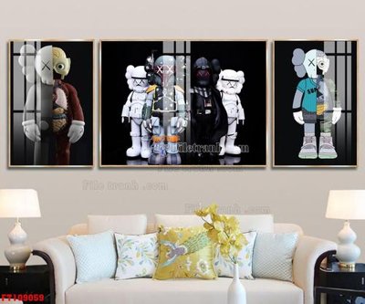 Download file tranh PSD File tranh hiện đại pha lê gương FT109059 để chỉnh sửa